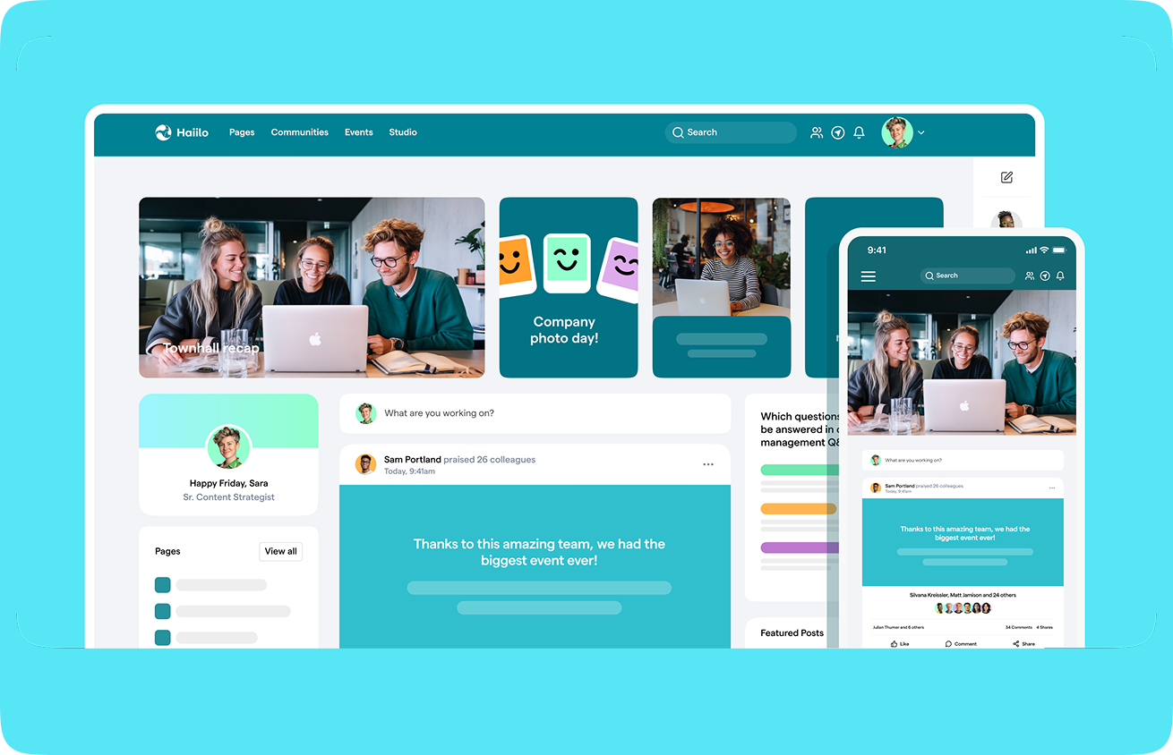 Your Employee Experience Platform | Haiilo
